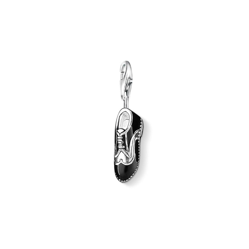 Charms femme chaussure thomas sabo argent 925/1000 argenté et laque noire - corbeille - edora Charms femme chaussure thomas sabo argent 925/1000 argenté et laque noire - corbeille - edora