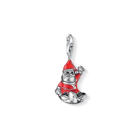 Charms Femme Père Noël THOMAS SABO ARGENT 925/1000 Argenté et Laque Rouge