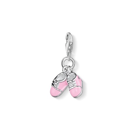 Charms Femme Chaussures Bébé THOMAS SABO ARGENT 925/1000 Argenté et Laque Rose