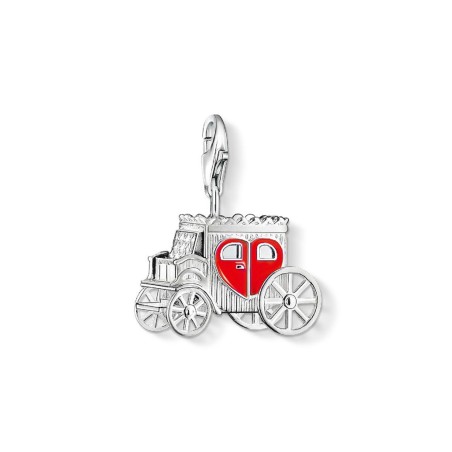 Charms Femme Calèche de mariage THOMAS SABO ARGENT 925/1000 Argenté et laque rouge