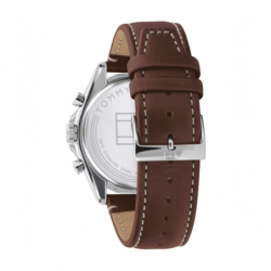 Montre homme chronographe tommy hilfiger cuir brun - montres - edora - 2