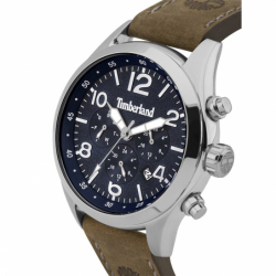 Montre homme chronographe timberland ashmont cuir brun - montres - edora - 1