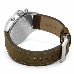 Montre homme chronographe timberland ashmont cuir brun - montres - edora - 2