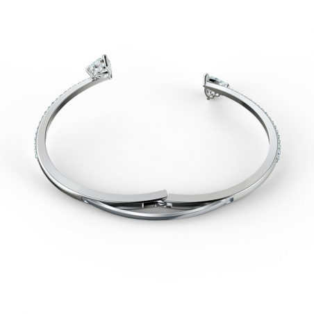 Bracelet femme, homme, or & argent : jonc, gourmette, manchette (6) - bracelets-fantaisie - edora - 2