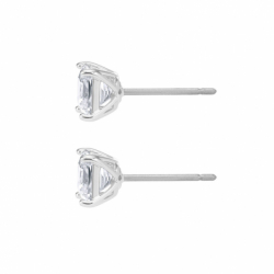 Boucles d'oreilles femme puces swarovski attract métal rhodié et cristaux - puces - edora - 2