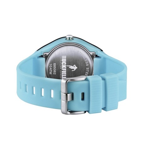 Montre homme ruckfield silicone bleu – analogiques