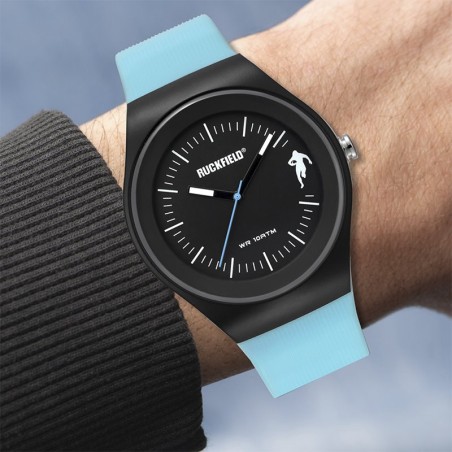 Montre homme ruckfield silicone bleu – analogiques