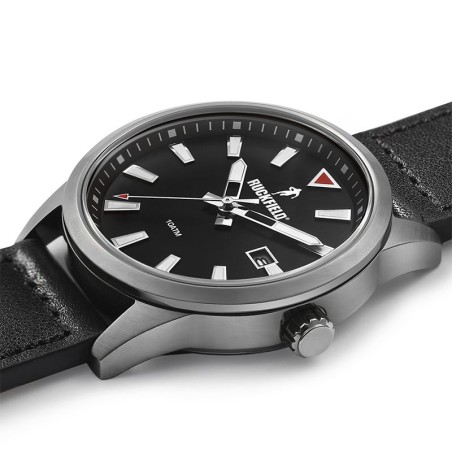 Montre Homme Ruckfield Cuir Noir
