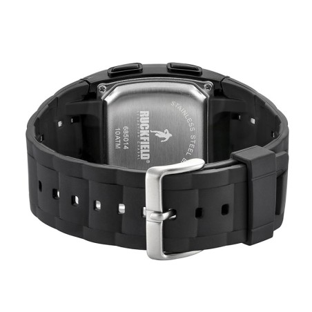 Montre homme digitale ruckfield acier noir – digitales
