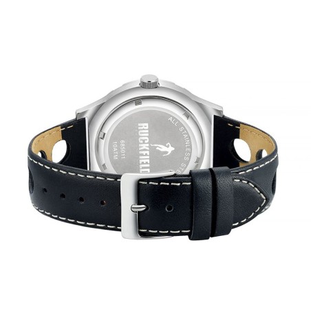 Montre homme ruckfield cuir bleu – analogiques