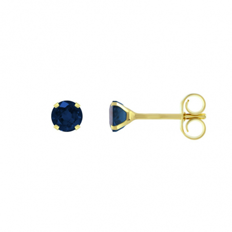 Boucles d’oreilles puce or, argent & clous d’oreille argent, or - puces - edora - 1