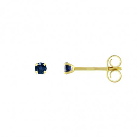 Boucles d’oreilles puce or, argent & clous d’oreille argent, or - puces - edora - 1
