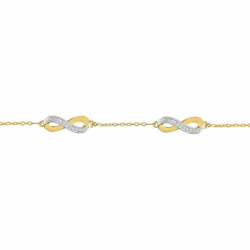Bracelet or femme : bracelet chaine & bracelet jonc or femme - edora - bracelets-or-375-1000 - edora - 2