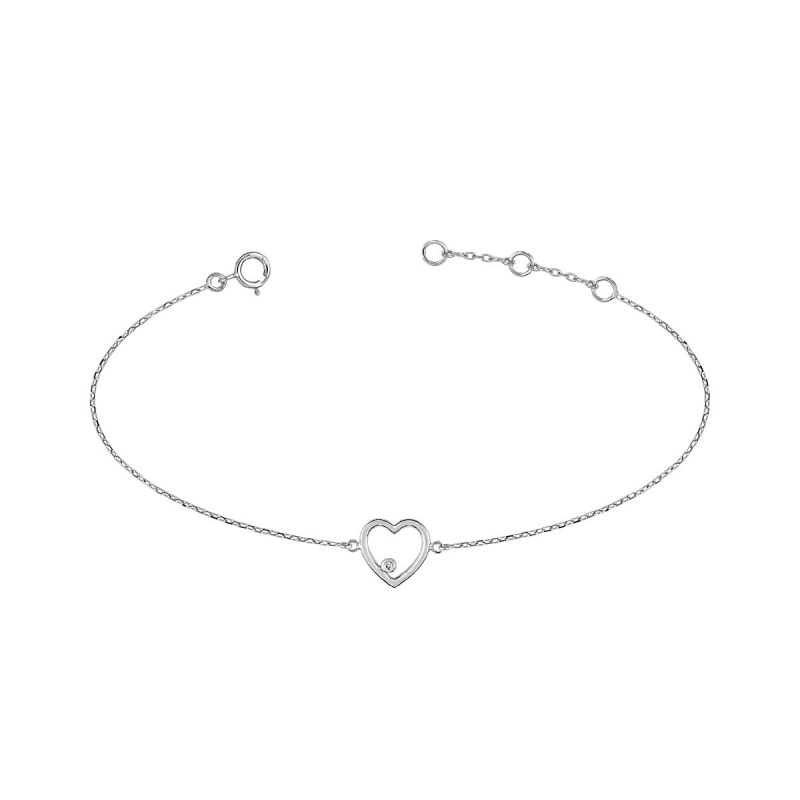 Bracelet Argent et Diamant, Bracelet Femme, 1003352