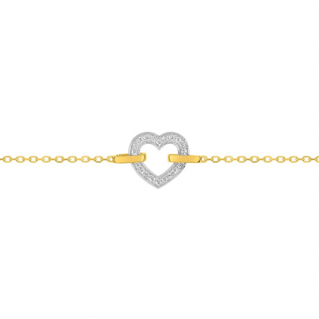 Bracelet femme or & argent, bracelet femme tendance & fantaisie - bracelets-or-375-1000 - edora - 2