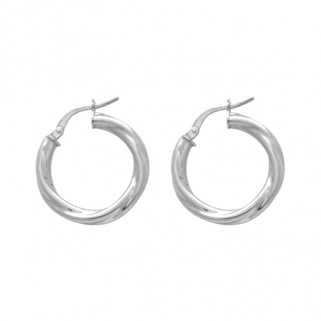 Créoles plaqué or : boucles d’oreilles créoles plaqué or - accueil - edora - 1