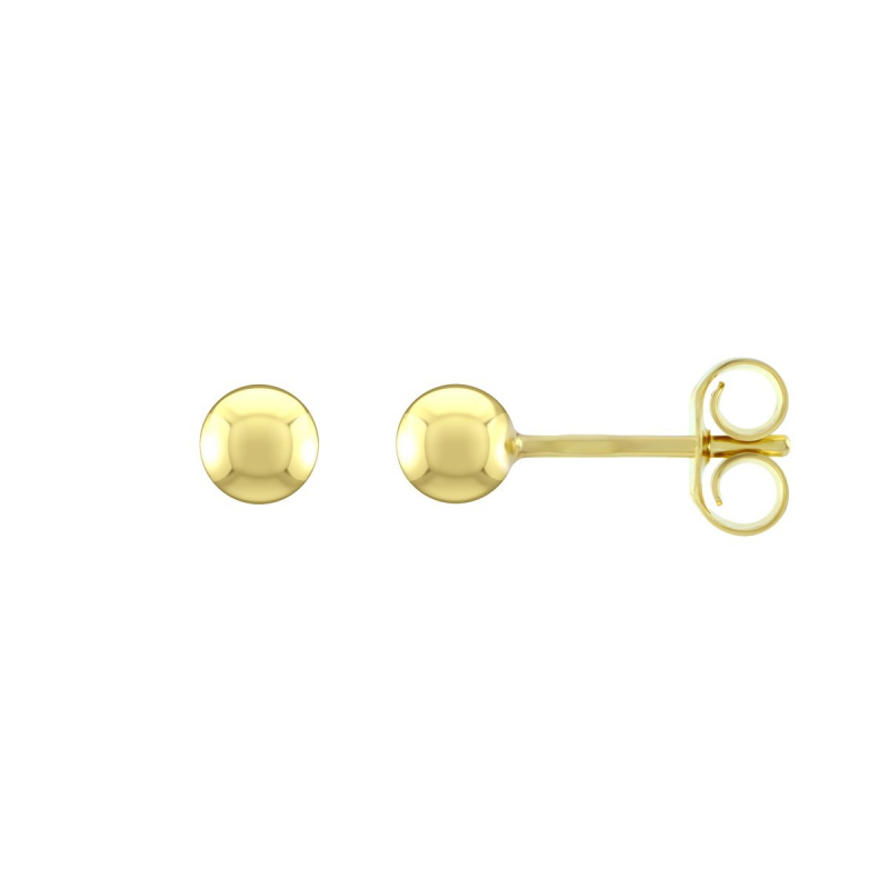 Boucles d'oreilles femme puces boules or 375/1000 jaune - puces - edora Boucles d'oreilles femme puces boules or 375/1000 jaune - puces - edora