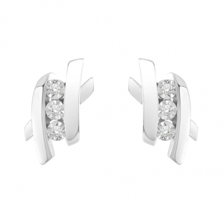 Boucles d’oreilles puce or, argent & clous d’oreille argent, or - puces - edora - 2