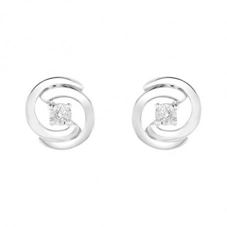 Boucles d’oreilles puce or, argent & clous d’oreille argent, or - puces - edora - 2