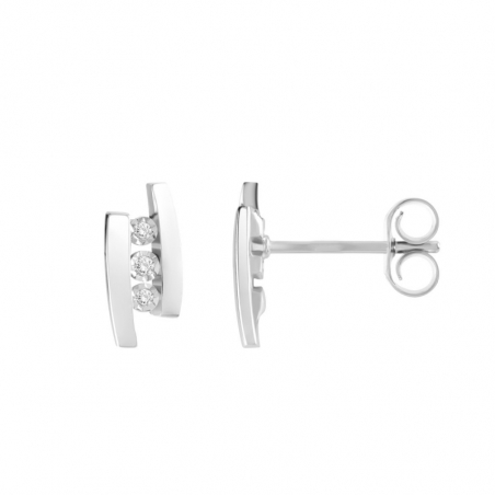 Boucles d’oreilles puce or, argent & clous d’oreille argent, or - puces - edora - 1