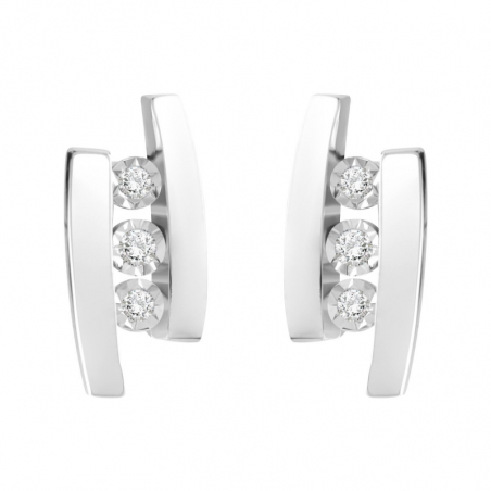 Boucles d’oreilles puce or, argent & clous d’oreille argent, or - puces - edora - 2