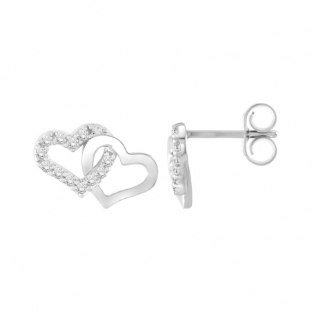 Boucles d’oreilles puce or, argent & clous d’oreille argent, or (2) - puces - edora - 1