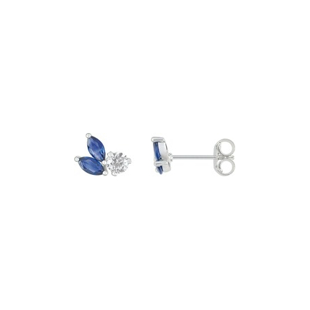 Boucles d’oreilles puce or, argent & clous d’oreille argent, or - puces - edora - 1