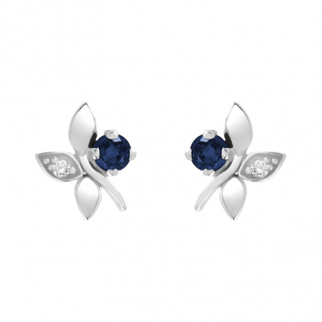 Boucles d’oreilles puce or, argent & clous d’oreille argent, or - puces - edora - 2