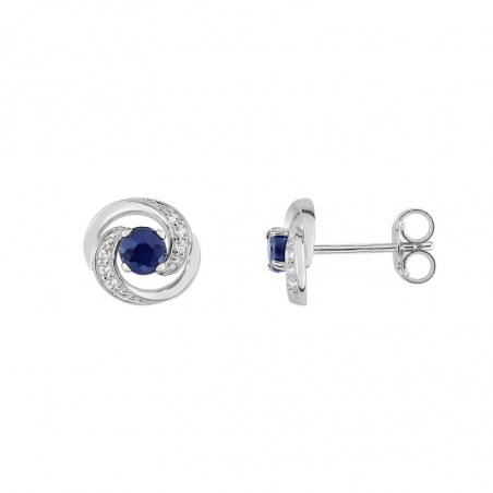 Boucles d’oreilles puce or, argent & clous d’oreille argent, or - puces - edora - 1