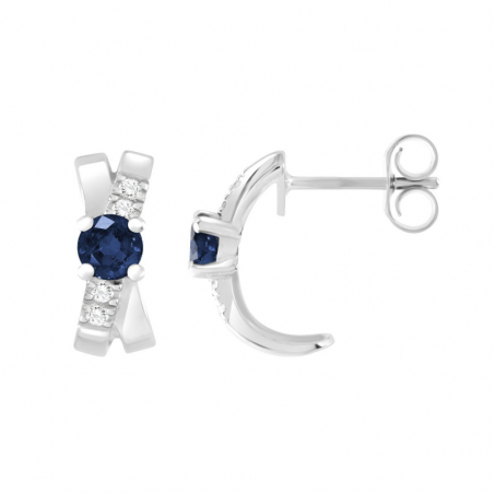 Boucles d’oreilles puce or, argent & clous d’oreille argent, or - puces - edora - 1