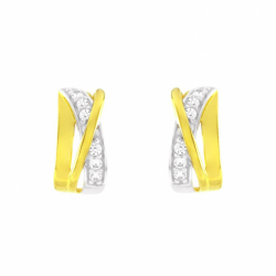 Boucles d’oreilles or, argent, fantaisie & diamant - matières (23) - boucles-d-oreilles-or-375-1000 - edora - 2
