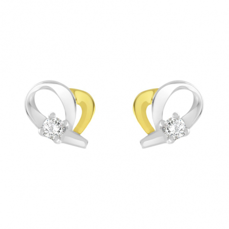 Boucles d’oreilles puce or, argent & clous d’oreille argent, or (12) - puces - edora - 2