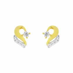Boucles d’oreilles femme: pendantes, créoles, puces & piercing (29) - boucles-d-oreilles-or-375-1000 - edora - 2
