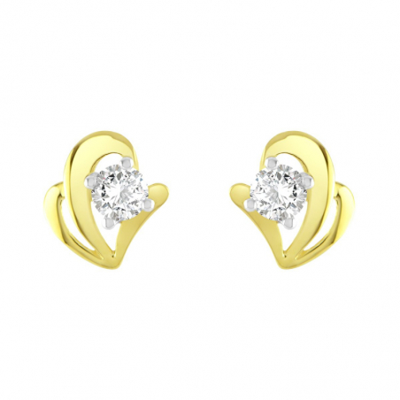 Boucles d’oreilles puce or, argent & clous d’oreille argent, or (12) - puces - edora - 2