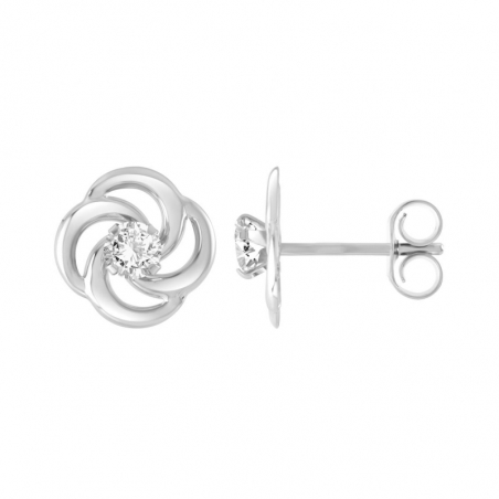 Boucles d’oreilles puce or, argent & clous d’oreille argent, or - puces - edora - 1