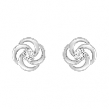 Boucles d’oreilles puce or, argent & clous d’oreille argent, or - puces - edora - 2