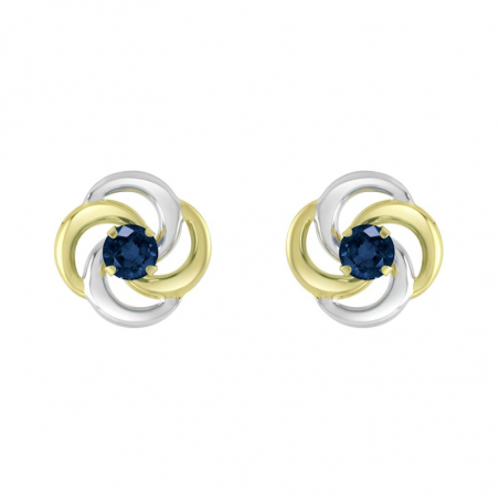 Boucles d’oreilles puce or, argent & clous d’oreille argent, or - puces - edora - 2