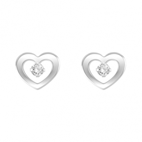 Boucles d’oreilles puce or, argent & clous d’oreille argent, or - puces - edora - 2