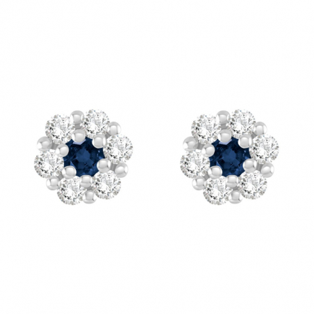 Boucles d’oreilles puce or, argent & clous d’oreille argent, or - puces - edora - 2