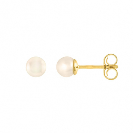 Boucles d’oreilles puce or, argent & clous d’oreille argent, or (7) - puces - edora - 1