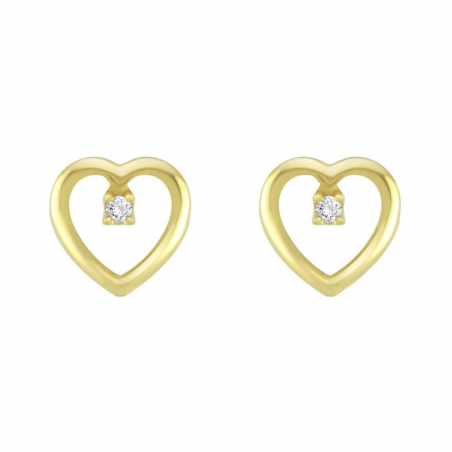 Boucles d’oreilles puce or, argent & clous d’oreille argent, or (3) - puces - edora - 2