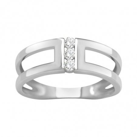 Bague homme & bague femme - bague argent, solitaire, or & or rose - plus-de-bagues-femmes - edora - 1