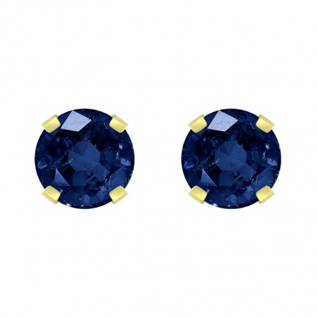 Boucles d’oreilles puce or, argent & clous d’oreille argent, or - puces - edora - 2