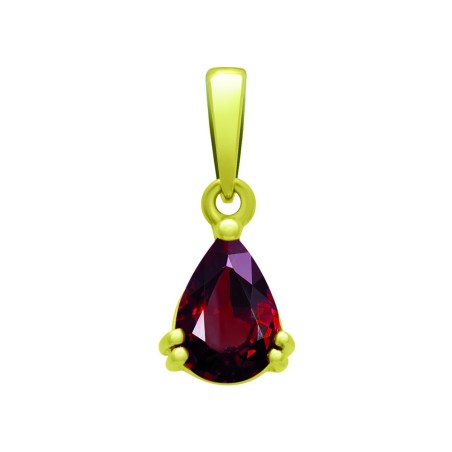 Pendentif femme or 750/1000 rubis – pendentifs