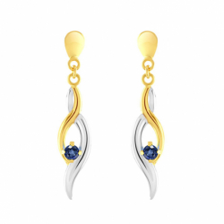 Boucles d’oreilles femme: pendantes, créoles, puces & piercing (2) - boucles-d-oreilles-or-750-1000 - edora - 2