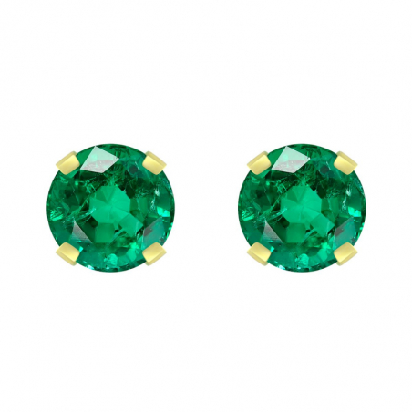 Boucles d’oreilles puce or, argent & clous d’oreille argent, or - puces - edora - 2