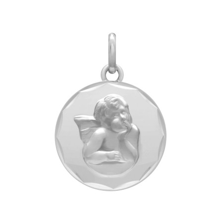 Médaille ange or 750/1000 blanc – médailles