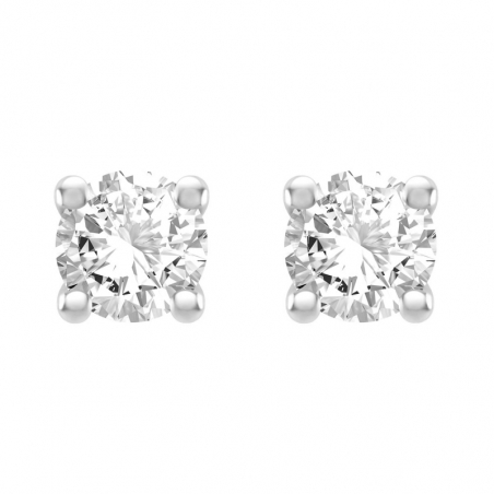 Boucles d'oreilles or 750 & boucles d'oreilles 18 carats - puces - edora - 2