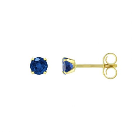 Boucles d’oreilles puce or, argent & clous d’oreille argent, or (2) - puces - edora - 1