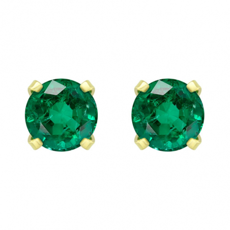 Boucles d’oreilles puce or, argent & clous d’oreille argent, or - puces - edora - 2